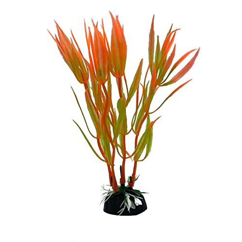 Künstliche Plastikpflanzen Dekoration, Künstliche Pflanzen for Aquarien, 10 Stück, Mehrfarbig, 10 cm hoch, Kunststoff, Dekoration for Aquarien, Simulation von Wassergras, Hintergrund(23) von WEITINGKKK