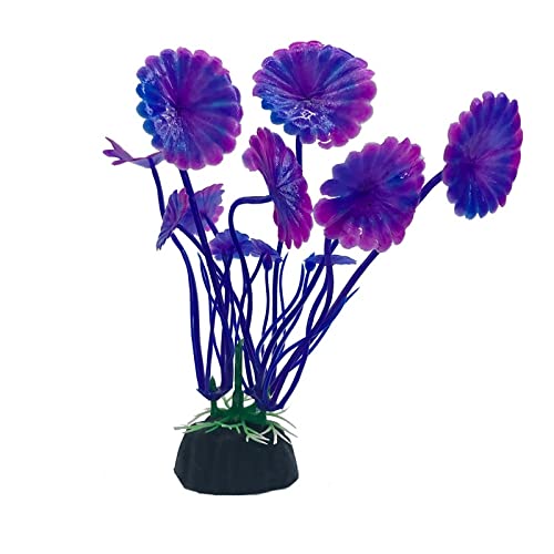 Künstliche Plastikpflanzen Dekoration, Künstliche Pflanzen for Aquarien, 10 Stück, Mehrfarbig, 10 cm hoch, Kunststoff, Dekoration for Aquarien, Simulation von Wassergras, Hintergrund(25) von WEITINGKKK
