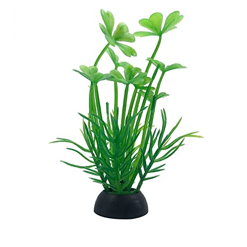 Künstliche Plastikpflanzen Dekoration, Künstliche Pflanzen for Aquarien, 10 Stück, Mehrfarbig, 10 cm hoch, Kunststoff, Dekoration for Aquarien, Simulation von Wassergras, Hintergrund(5) von WEITINGKKK