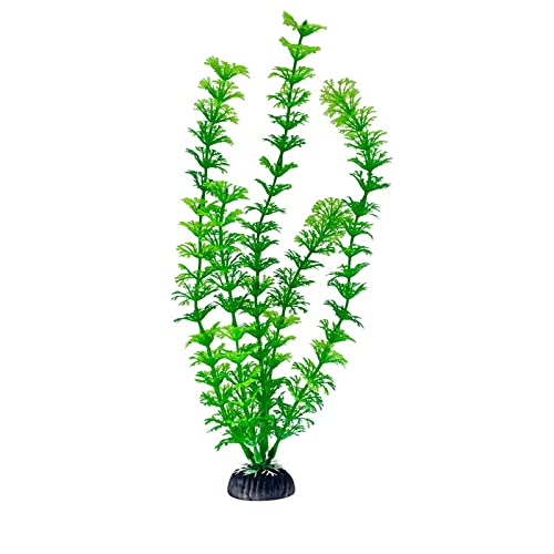 Künstliche Plastikpflanzen Dekoration, Künstliche Pflanzen for Aquarien, Kunststoff, Dekoration for Aquarien, 4 x 2,5 x 30 cm, 10 Stück(4) von WEITINGKKK