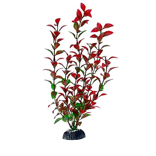 Künstliche Plastikpflanzen Dekoration, Künstliche Pflanzen for Aquarien, Kunststoff, Dekoration for Aquarien, 4 x 2,5 x 30 cm, 10 Stück(8) von WEITINGKKK