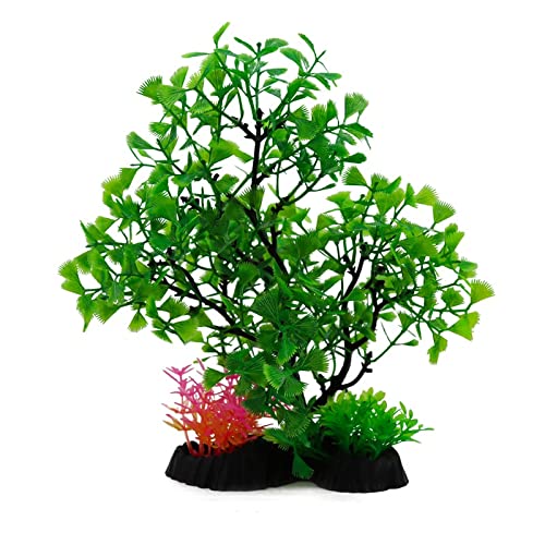 Künstliche Plastikpflanzen Dekoration, Künstliche Pflanzen for Aquarien, Kunststoff, simulierte Wasserpflanzen, Mehrfarbig, 2 Stück(2) von WEITINGKKK