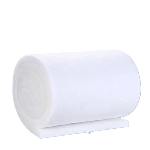 WEITINGKKK Aquarium Filtermedien-Kissen, Aquarium Filterschwamm Floss Pad Weiß Mehrere Größen(100 x12 x3 cm) von WEITINGKKK