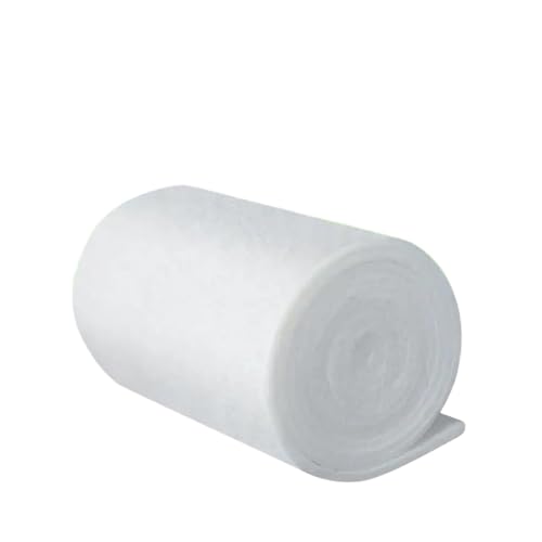 WEITINGKKK Aquarium Filtermedien-Kissen, Aquarium Filterwatte Schwammpad Weiß 200x12x2cm von WEITINGKKK