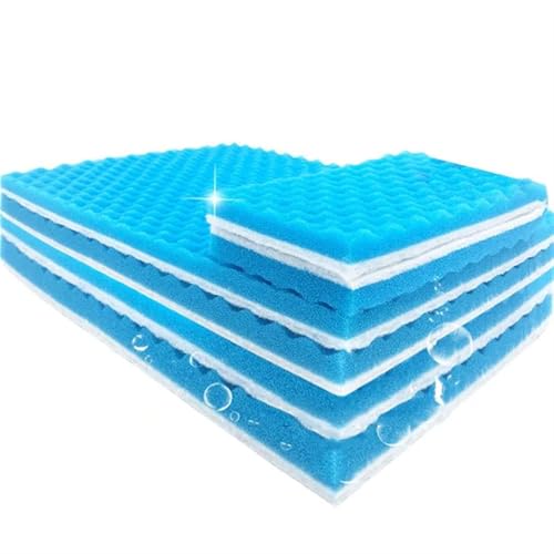 WEITINGKKK Aquarium Filtermedien-Kissen, Aquarium-Schwammfilter, blau und weiß, mehrere Größen(40cmx30cmx2cm) von WEITINGKKK