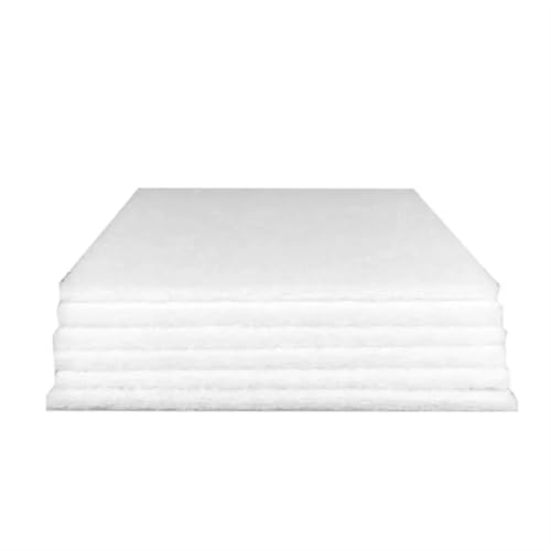 WEITINGKKK Aquarium Filtermedien-Kissen, Filterwatte-Schwamm for Aquarien, 1 cm dick, weiß, mehrere Größen(40x40x1cm) von WEITINGKKK