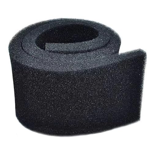 WEITINGKKK Aquarium Filtermedien-Kissen, Filterwatte for Aquarien, Baumwolle, Schwarz, mehrere Größen(50 Ppi,50x10x2cm) von WEITINGKKK