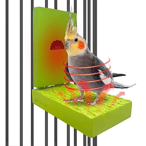 Vogelheizung für Käfig, Vogelwärmer, Snuggle-Up-Sitzstange für Papageien, kleine Haustiervögel, Mini-Aras, Conure, Graupapageien, Hamster, Chinchillas und Igel, 12 V, 5 W, 2 Stück Vogelheizung für Käfig, Vogelwärmer, Snuggle-Up-Sitzstange für Papageien, kleine Haustiervögel, Mini-Aras, Conure, Graupapageien, Hamster, Chinchillas und Igel, 12 V, 5 W, 2 Stück von WEIYOONS