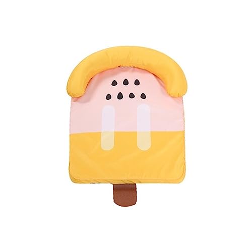 Kühlmatte für Haustiere Haustier-Eismatte, Matte, Katzennest, abnehmbare und waschbare Katzenmatte, Schlafunterlage, kühlendes Sommerzubehör Halten Sie Ihr Haustier im Sommer kühl ( Color : Geel , Siz von WEIZIWF