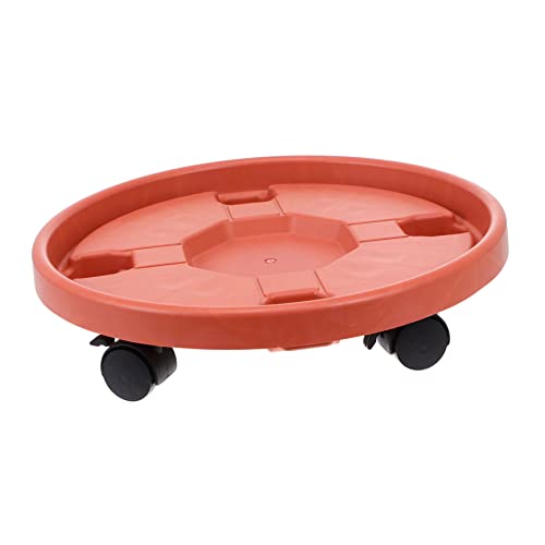 WEKADRIN 1 Stück Runder Pflanzenroller mit Wasserauffangbehälter Robuster Halter Kunststoff mit Beweglichen für Einfache Pflege Ihrer Pflanzen WEKADRIN 1 Stück Runder Pflanzenroller mit Wasserauffangbehälter Robuster Halter Kunststoff mit Beweglichen für Einfache Pflege Ihrer Pflanzen von WEKADRIN