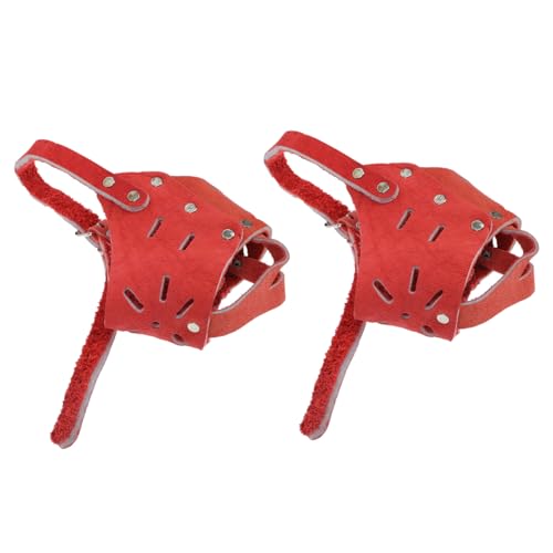 WEKADRIN 2 Stück Atmungsaktiver Hundemaulkorb aus Verstellbarer Beißschutz für Große Hunde gegen Beißen Bellen und Fressen Unerwünschter Gegenstände Komfortables Pet Accessoire WEKADRIN 2 Stück Atmungsaktiver Hundemaulkorb aus Verstellbarer Beißschutz für Große Hunde gegen Beißen Bellen und Fressen Unerwünschter Gegenstände Komfortables Pet Accessoire von WEKADRIN