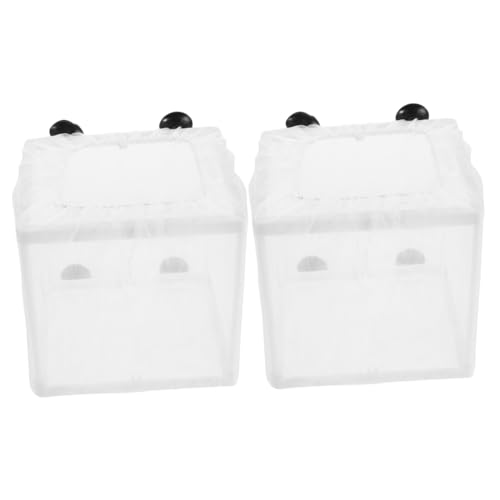 WEKADRIN 2 Stück Fischzuchtbox aus Transparentem Isolierende Brut und Aufzuchtbox mit Feinem Netz für Kleine Garnelen Guppy und Betta Fördert Wasserzirkulation und Sicheres Wachstum im WEKADRIN 2 Stück Fischzuchtbox aus Transparentem Isolierende Brut und Aufzuchtbox mit Feinem Netz für Kleine Garnelen Guppy und Betta Fördert Wasserzirkulation und Sicheres Wachstum im von WEKADRIN