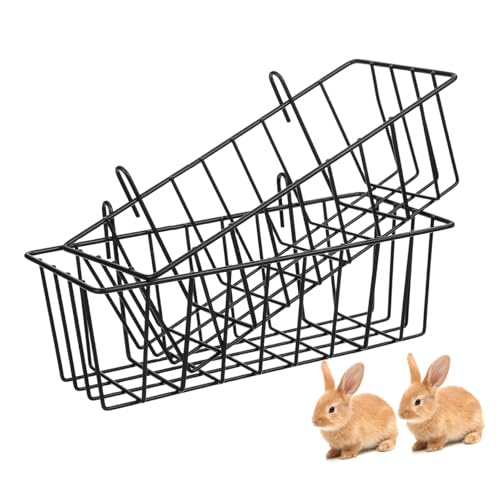 WEKADRIN 2 Stück Kaninchen Heuraufe aus Robustem und Langlebig Praktischer Futterhalter für Käfige Platzsparend und Verschwendungsarm Geeignet für Kleine Nager Wie Hasen und Meerschweinchen WEKADRIN 2 Stück Kaninchen Heuraufe aus Robustem und Langlebig Praktischer Futterhalter für Käfige Platzsparend und Verschwendungsarm Geeignet für Kleine Nager Wie Hasen und Meerschweinchen von WEKADRIN
