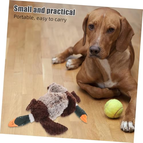 WEKADRIN 2 Stück 野鸭狗狗玩具 Kleines Welpenkauspielzeug Hundekuscheltiere Hundebeißspielzeug Stofftier Für Hundewelpen Beißspielzeug Hundespielzeug Mit Geräuschen Hundespielzeug von WEKADRIN