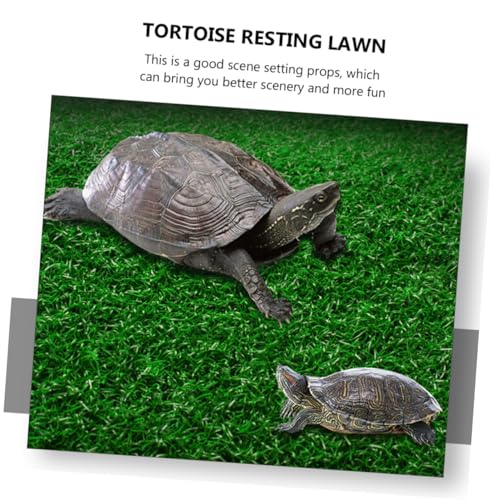 WEKADRIN 2 Stück Teiliges Schildkröten Sonnenplattform Kunststoff mit Saugnäpfen Reptilien Kletter Ruheplattform für Aquarium und Terrarium UV beständig Geeignet für Fische und von WEKADRIN