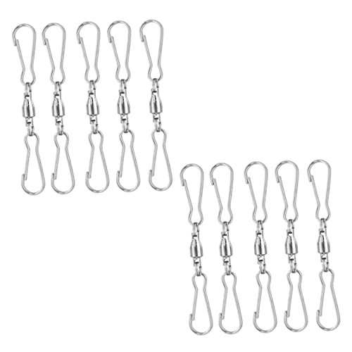WEKADRIN 20 Stück Dual Clip Haken für Vogelhäuschen Robuste Drehbare Aufhängung für Garten Balkon und Terrasse Hochwertigem und Langlebig WEKADRIN 20 Stück Dual Clip Haken für Vogelhäuschen Robuste Drehbare Aufhängung für Garten Balkon und Terrasse Hochwertigem und Langlebig von WEKADRIN