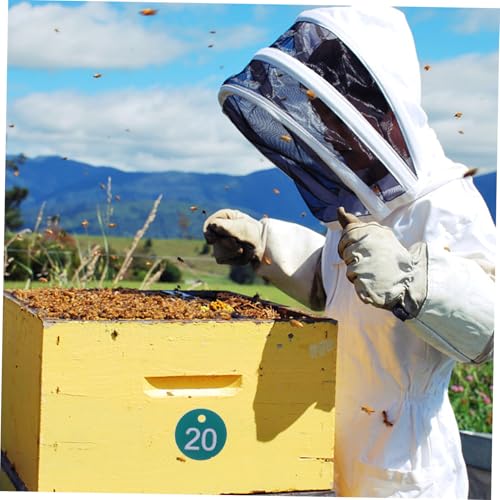 WEKADRIN 20 Stück Teiliges Beehive Nummernschild aus Bunte Beekeeping Marker zur Einfachen Beschriftung von Bienenstöcken Nummerierte Digitale Markierungen für Zufällige Zufällige Farbe WEKADRIN 20 Stück Teiliges Beehive Nummernschild aus Bunte Beekeeping Marker zur Einfachen Beschriftung von Bienenstöcken Nummerierte Digitale Markierungen für Zufällige Zufällige Farbe von WEKADRIN