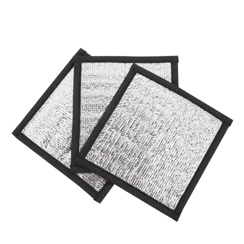 WEKADRIN 3 Stück Teiliges Reptilien heizkissen mit Reflektierender Folie Wärmeisolierend Gleichmäßige Wärmeverteilung Geeignet für Schildkröten Eidechsen und Kleintiere im Winter von WEKADRIN