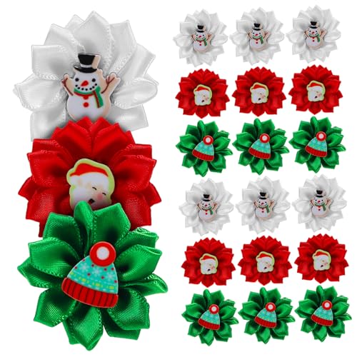 WEKADRIN 30 Weiche Teilig Weihnachts Haargummis für Hunde Bunte Blumen Haarschleifen Strapazierfähige Pet Accessoires Komfortabel und Schonend für Festliche Haustier Dekoration WEKADRIN 30 Weiche Teilig Weihnachts Haargummis für Hunde Bunte Blumen Haarschleifen Strapazierfähige Pet Accessoires Komfortabel und Schonend für Festliche Haustier Dekoration von WEKADRIN