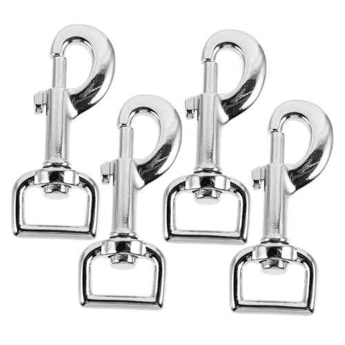 WEKADRIN 4 Stück Teiliges Metall Karabinerhaken Drehbar mit Schnellverschluss Robuste Hundeleinen Clips für Vielseitig Kompatibel mit Kleinen bis Großen Hunden rutschfeste Federkupplung WEKADRIN 4 Stück Teiliges Metall Karabinerhaken Drehbar mit Schnellverschluss Robuste Hundeleinen Clips für Vielseitig Kompatibel mit Kleinen bis Großen Hunden rutschfeste Federkupplung von WEKADRIN