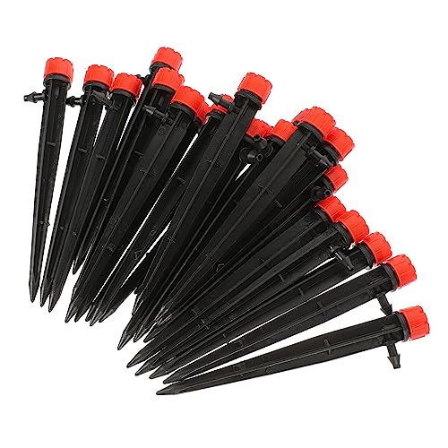 WEKADRIN 50 Stück Tropfer-Nebeldüse Nozzle sprühdüse tropf bewässerung jetnozzele Garden bewässerung Sprinklerschlauch durchnässt gießen Pop Bewässerungsteil Gartenversorgung Plastik Black von WEKADRIN