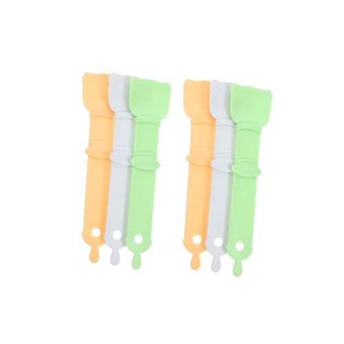 WEKADRIN 6 Stück Katzenstreifen -Feeder Cat Treat Fütterung Squeeze Löffel Wiederverwendbarer Löffel für Katzenfutter Cat Treat Squeezer Futterlöffel für Katzen Katzenquetschlöffel Plastik WEKADRIN 6 Stück Katzenstreifen -Feeder Cat Treat Fütterung Squeeze Löffel Wiederverwendbarer Löffel für Katzenfutter Cat Treat Squeezer Futterlöffel für Katzen Katzenquetschlöffel Plastik von WEKADRIN