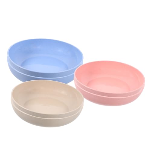 WEKADRIN 6 Stück Teiliges Flach mit Rutschfestem Boden Speziell für Kleine und Kurzbeinige Katzen Ergonomisches Design zur Ermüdungsreduktion der Schnurrhaare Geeignet für Nass von WEKADRIN