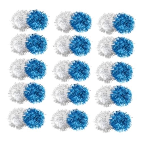 WEKADRIN 60 Stück Teiliges Katzenspielzeug Pom Pom Bälle Interaktive Bunte Glitzer katzenbälle Knisterndes Kätzchenspielzeug Geräuschvolle Beschäftigung gegen Langeweile und Kratzverhalten WEKADRIN 60 Stück Teiliges Katzenspielzeug Pom Pom Bälle Interaktive Bunte Glitzer katzenbälle Knisterndes Kätzchenspielzeug Geräuschvolle Beschäftigung gegen Langeweile und Kratzverhalten von WEKADRIN