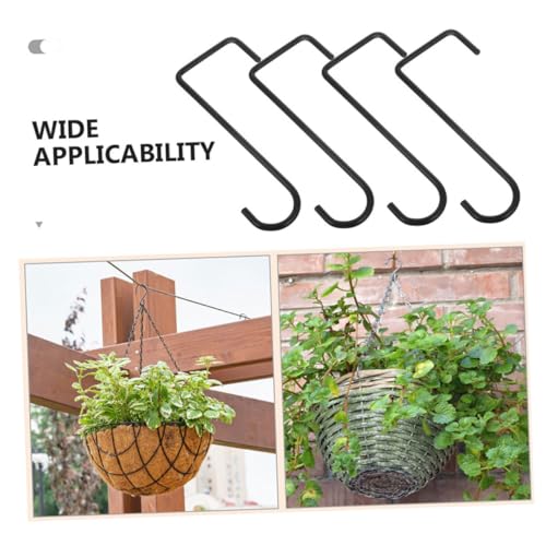 WEKADRIN 6Stücke Eisen Wandhaken für Pflanzen Laternen und Windspiele Robuste Hängekörbe und Vogelhäuschen Aufhänger für Balkon und Garten Dekorative Aufhängelösungen WEKADRIN 6Stücke Eisen Wandhaken für Pflanzen Laternen und Windspiele Robuste Hängekörbe und Vogelhäuschen Aufhänger für Balkon und Garten Dekorative Aufhängelösungen von WEKADRIN