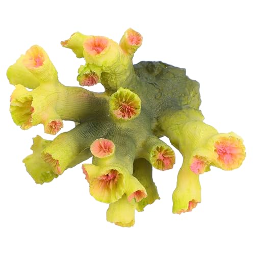 WEKADRIN Aquarium Korallen Ornament Resin Deko Künstliche Grün Kleine Landschaft für Fischbehälter Fischspielzeug Aquarium Zubehör Unterwasserlandschaft von WEKADRIN