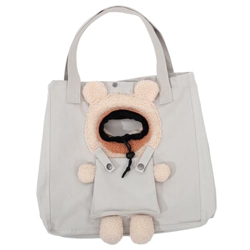 WEKADRIN Atmungsaktive Canvas Tragetasche für Kleine Haustiere Geräumige Leichte Umhängetasche für Katzen Welpen und Kleine Hunde Sicherer Transport bei Outdoor ausflügen und Shopping WEKADRIN Atmungsaktive Canvas Tragetasche für Kleine Haustiere Geräumige Leichte Umhängetasche für Katzen Welpen und Kleine Hunde Sicherer Transport bei Outdoor ausflügen und Shopping von WEKADRIN