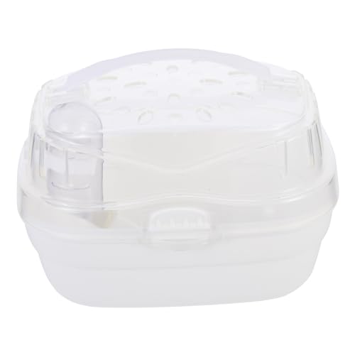 WEKADRIN Aus Käfig Hamsterkäfig Haustiere Container Reisen Nagetierkäfig Hamster -reiseträger Tragbar Käfige Hamsterträger Kleiner Haustierkäfig Träger Für Hamster Blau Abs von WEKADRIN