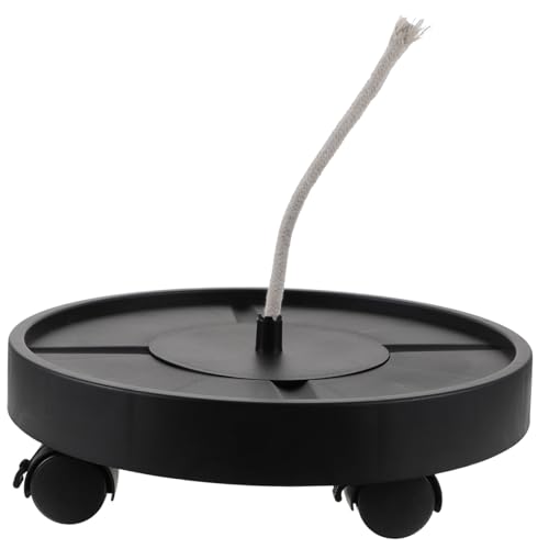 WEKADRIN Automatischer Wasserabsorbierender Topfsockelwagen Mobiles Pflanzgefäß Tablett Gartenwagen Beweglicher Pflanzgefäß Rollsockel Pflanzwagen Doppeltablett Für Den Außenbereich von WEKADRIN