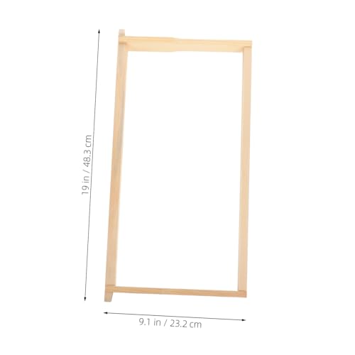 WEKADRIN Beekeeping Frame aus Hochwertigem Kiefernholz Nahtloser Rahmen für Imker Einfach zu Montierendes Imkereizubehör Effizienter Rahmenhalter für Bienenstöcke WEKADRIN Beekeeping Frame aus Hochwertigem Kiefernholz Nahtloser Rahmen für Imker Einfach zu Montierendes Imkereizubehör Effizienter Rahmenhalter für Bienenstöcke von WEKADRIN