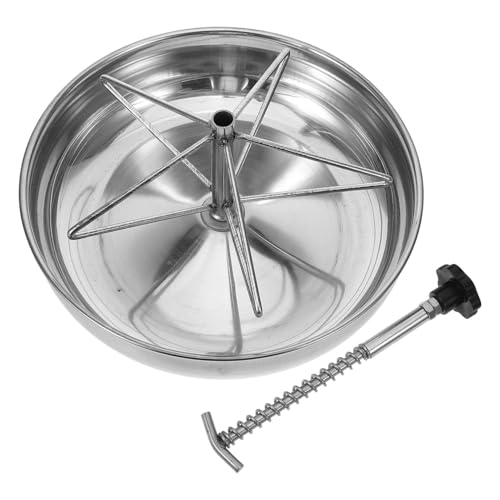 WEKADRIN Edelstahl Futtertrog für Schweine Robust Langlebig Großer Futterbehälter Vielseitig Einsetzbar für Schweinezucht und Landwirtschaftliche Betriebe von WEKADRIN