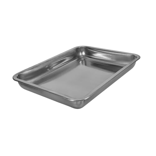 WEKADRIN Edelstahl Vogelbadewanne Parrot Shower Bath Metall Duschbecken für Papageien und Tauben Rostfrei Pflegeleicht für Zuhause und Zoohandlungen von WEKADRIN