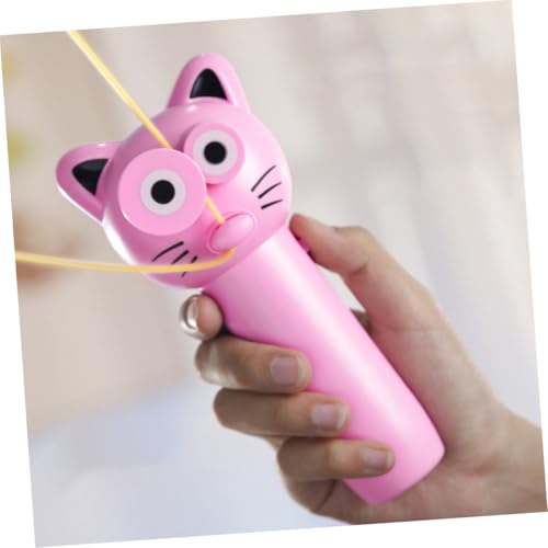 WEKADRIN Elektrischer Rope Launcher Druckentlastung Stressabbau Party Gadget Geschenk Lustiges Cartoon Design Interaktives für Familie und Zufällige Farbe Zufällige Farbe von WEKADRIN