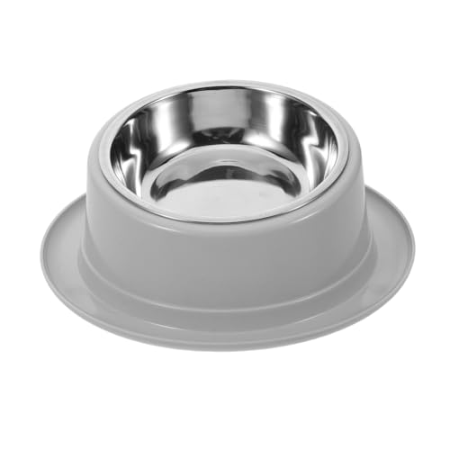 WEKADRIN Ergonomischer Katzenfutternapf aus Edelstahl mit Schrägem und Rutschfester Basis Schützender Hals Design Napf für Katzen und Kleine Hunde Erhöhter Napf für Drinnen und Draußen von WEKADRIN