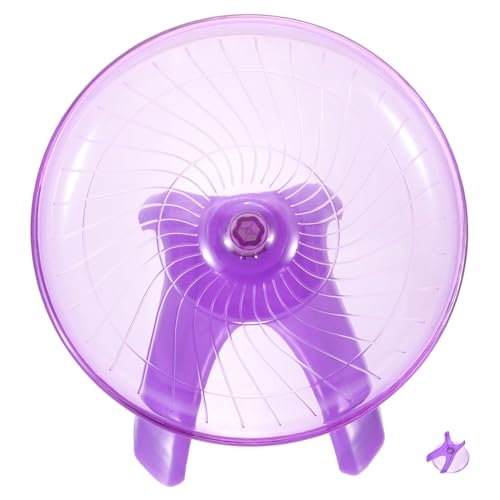 WEKADRIN Geräuscharmes Laufrad für Kleine Haustiere Robustes Hamsterzubehör Geeignet für Hamster Igel Rennmäuse Geräuschreduziertes Langlebiges Laufrad für Artgerechtes Kleintier Training von WEKADRIN