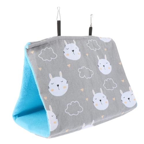 WEKADRIN Hängematte für Kleine Haustiere aus Schadstofffreiem Material Einfach zu Befestigen mit Haken Geeignet für Hamster Vögel Mäuse und Chinchillas Warmes Kuscheliges Nest für Käfige von WEKADRIN