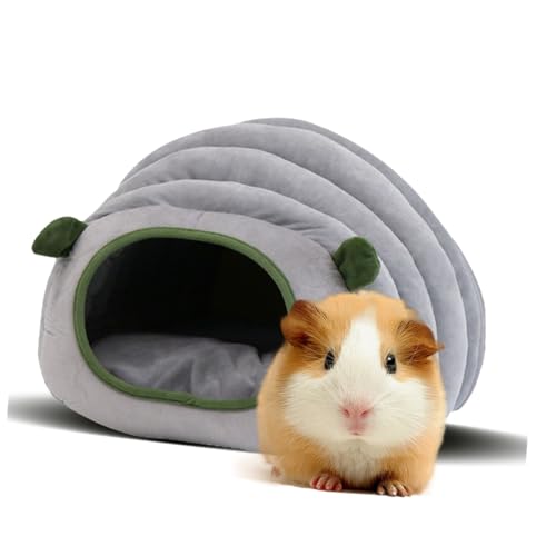 WEKADRIN Halbgeschlossener Winddichter Meerschweinchen Schlafsack aus Strapazierfähigem Pp Material Warmes Waschbares Haustierbett für Kleine Nagetiere Gemütliches Nest für Meerschweinchen von WEKADRIN