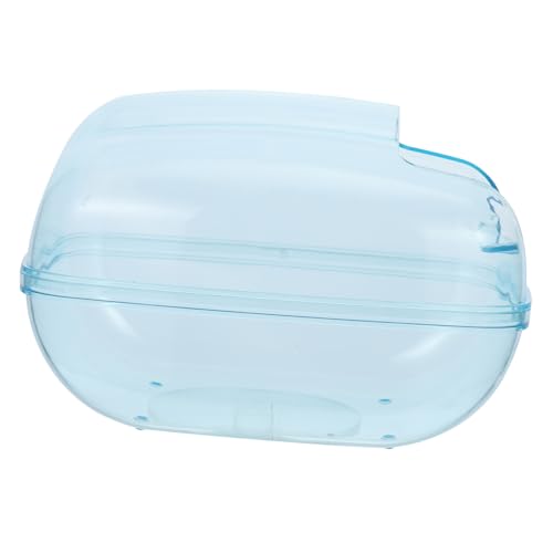 WEKADRIN Hamster Badewanne Sandbad Kunststoff Transparent Robust rutschfest für Kleine Haustiere Wie Hamster Chinchilla Geeignet von WEKADRIN