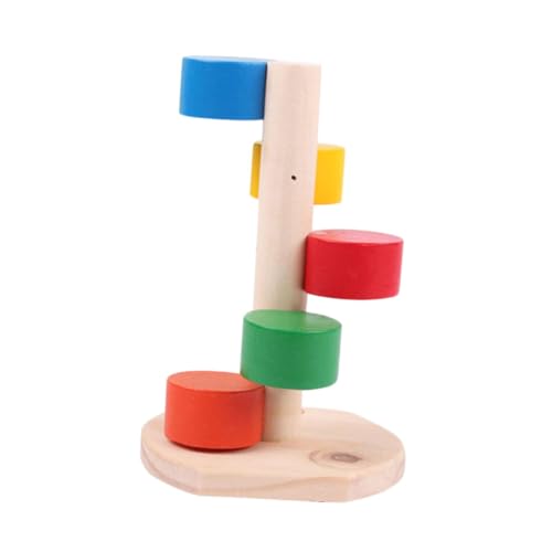 WEKADRIN Hamster Kletterleiter Holzspielzeug aus Natürlichem Holz Lustige Spiel Ruheleiter für Zwerghamster Mäuse und Kleine Nagetiere Langlebig Sicher Leicht zu Reinigen Haustierzubehör von WEKADRIN