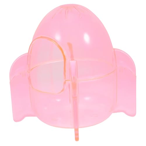 WEKADRIN Hamster Sandbad Box Transparent Kleintier Badewanne mit Vertieften Kanten für Hamster Zwerghamster und Rennmäuse Haustier Sandbadbehälter für Sauberkeit und Farbe von WEKADRIN