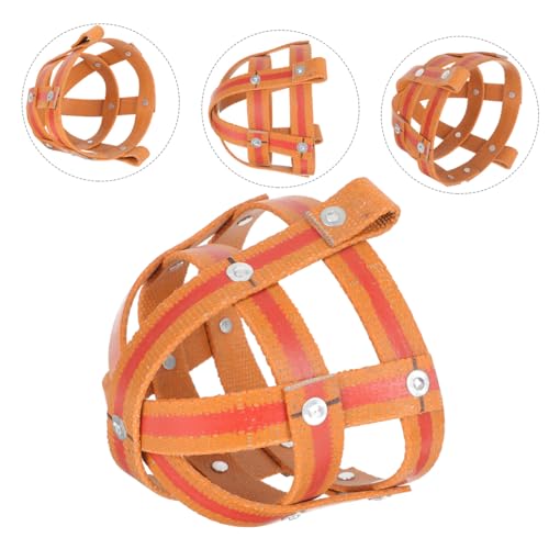 WEKADRIN Haustier Schweine Maulkorb Großes Robustes Maulkorb Mesh Design zum Schutz gegen Beißen und Bellen Geeignet für Ferkel und Mastschweine von WEKADRIN