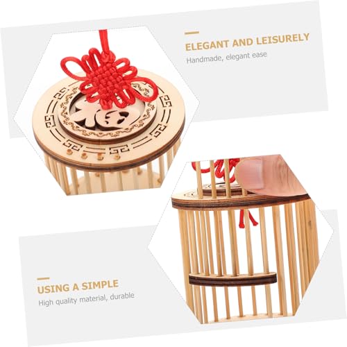 WEKADRIN Holzkäfig für Insekten mit Belüftung Tragbarer Rundlicher Heuschreckenkäfig für Erwachsene Stabiler Outdoor schmetterlingskäfig zur Naturbeobachtung und Insektenforschung von WEKADRIN