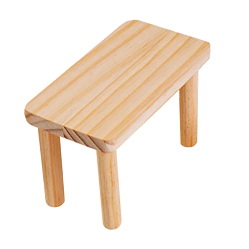 WEKADRIN Holzplattform für Hamster Käfig Langlebiges Kletterspielzeug aus Hochwertigem Holz Beißfestes Zubehör für Zwerghamster Fördert Aktivität und Unterhaltung im Heimkäfig von WEKADRIN