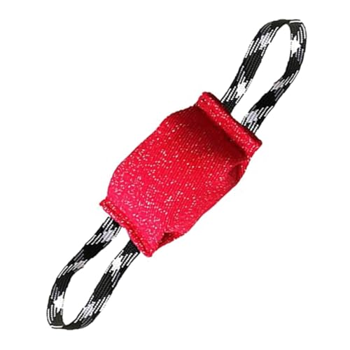 WEKADRIN Hundetraining Bisskeil aus Robustem Verschleißfestem Material Beißfestes Trainingsspielzeug für Hunde Rot Kompakt und Leicht für Indoor und Outdoor Fördert Beschäftigung und von WEKADRIN