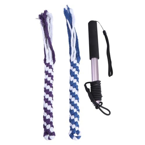 WEKADRIN Interaktiver Ausziehbarer Flirtstab für Hunde Robustes Trainingsspielzeug zur Beschäftigung und Bewegung Sicherer Pet Teaser Pole in Roségold für Glückliche Gesunde Hunde von WEKADRIN