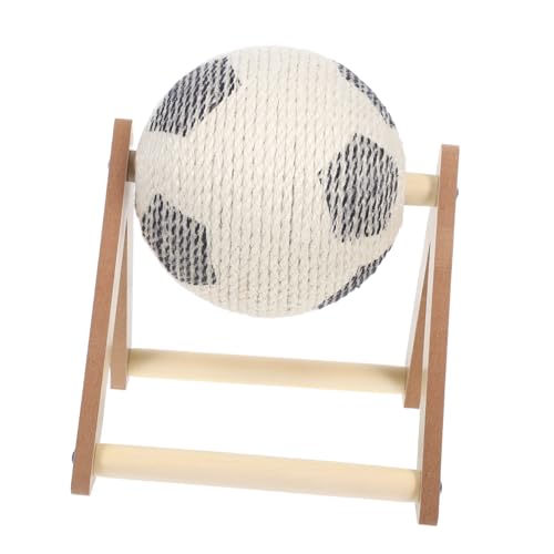 WEKADRIN Kratzball für Katzen mit Sisal Seil Robustes Holz Kratzspielzeug für Drinnen Interaktives Katzenspielzeug Schützt Möbel vor Kratzern Kleine bis Mittelgroße Katzen WEKADRIN Kratzball für Katzen mit Sisal Seil Robustes Holz Kratzspielzeug für Drinnen Interaktives Katzenspielzeug Schützt Möbel vor Kratzern Kleine bis Mittelgroße Katzen von WEKADRIN